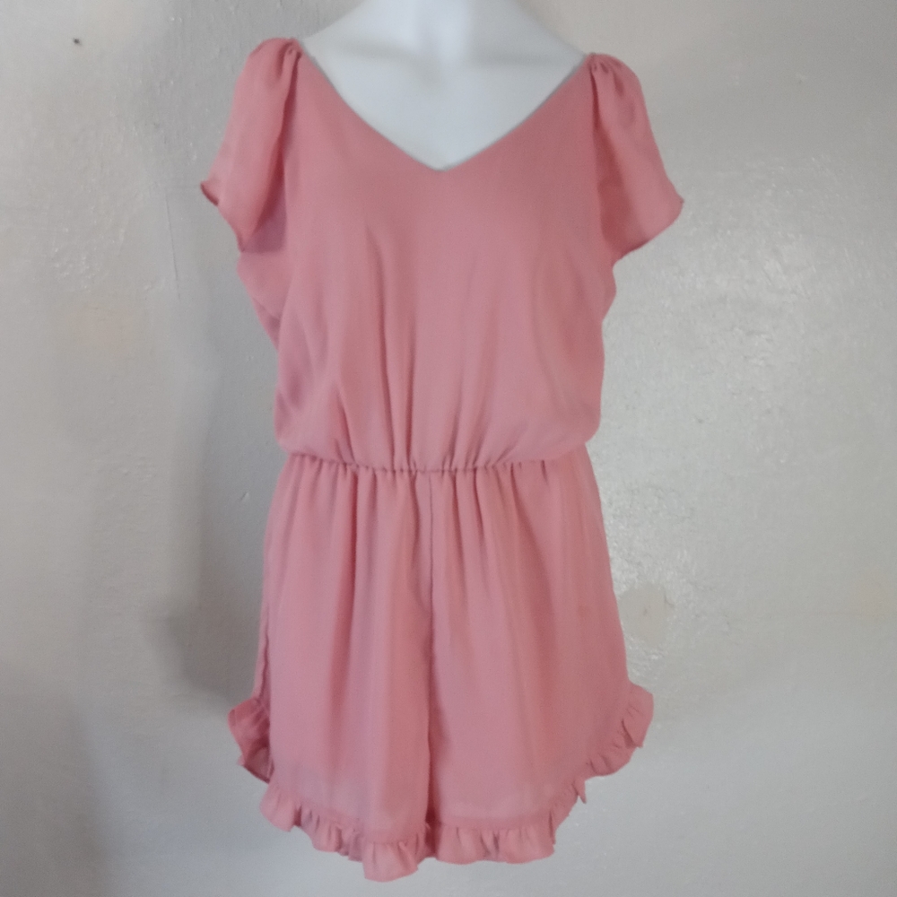 Pink Owl Romper